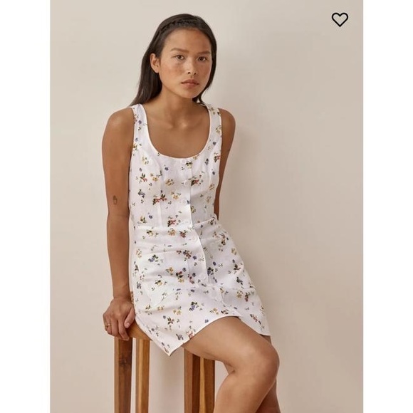 Reformation Jill Linen Dress Size 4 NWT! - Picture 2 of 5